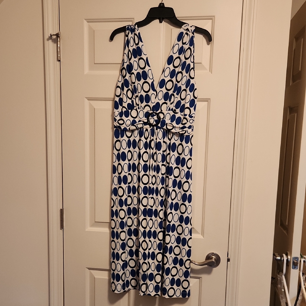 Jonathan Martin Empire Waist Midi Dress